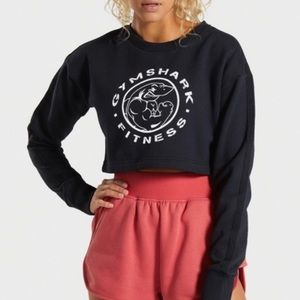 Gymshark legacy cropped crewneck